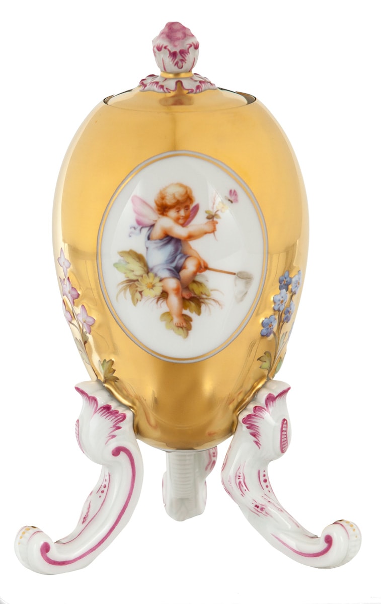 マイセン 卵型ボックス「天使の戯れ」 52774/27A037 | すべての商品