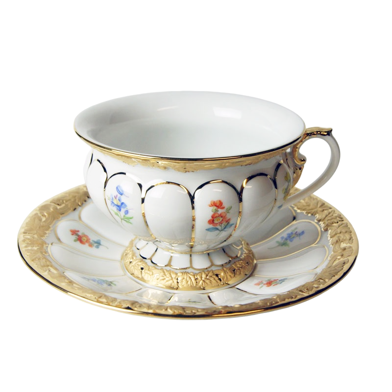 マイセン ティーカップ＆ソーサー 010179/17582 | 宮廷の小花 | ドイツ