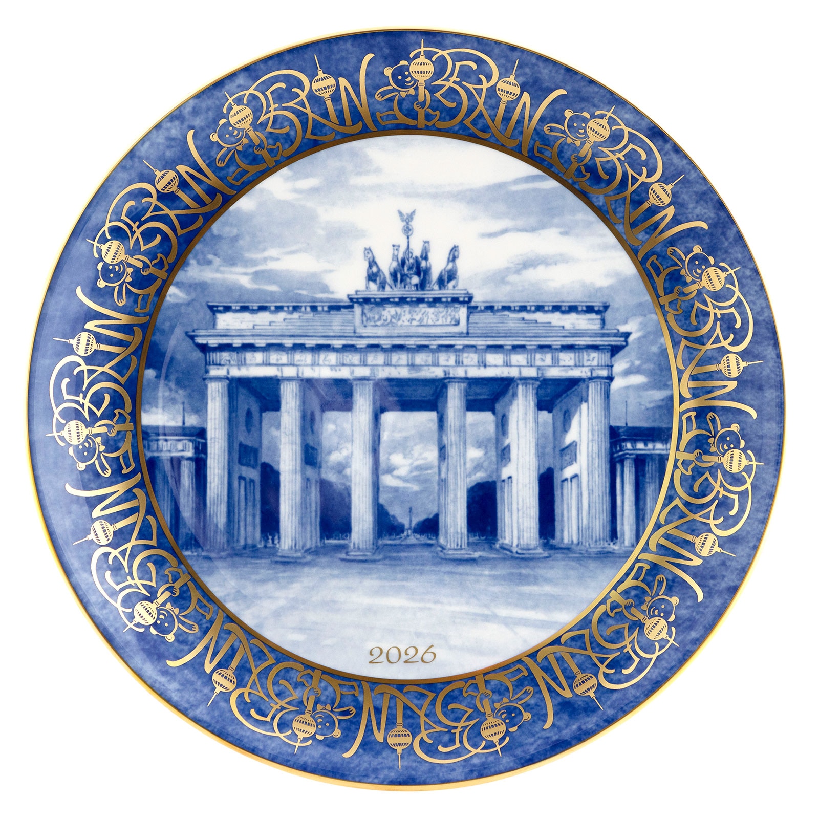 マイセン 2026年 イヤープレート 「ブランデンブルク門」 54624/76A143