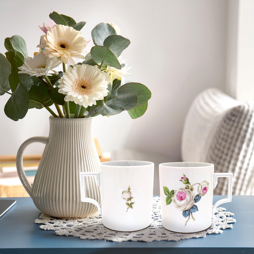 マイセン ホワイトローズ マグ 55810/029501 | マグ・タンブラー