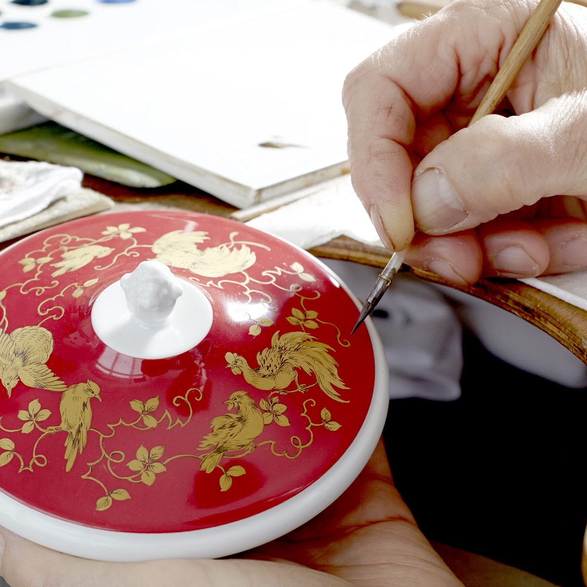 マイセン ボックス「金の鳥と蔓」 00175/265884 | 世界限定品等