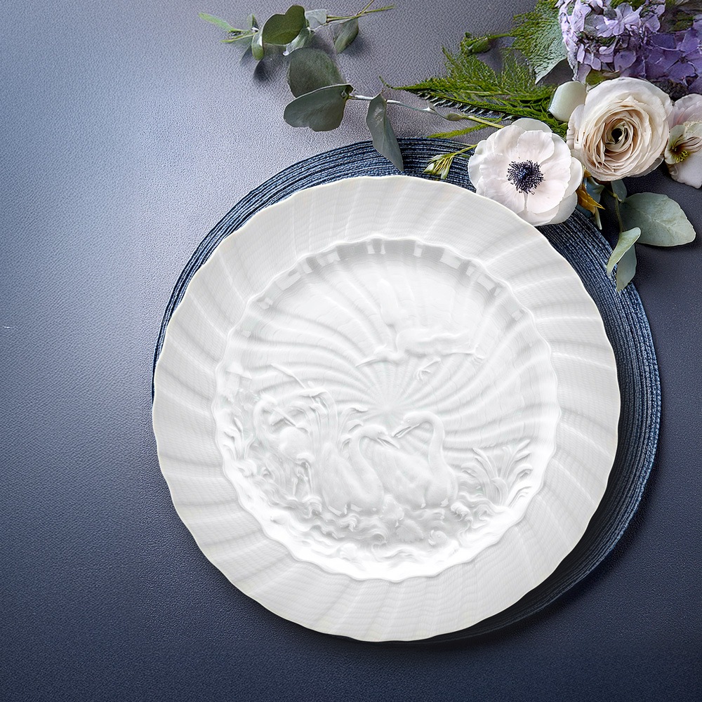 マイセン スワンホワイト プレート32cm 000000/05478 | スワン