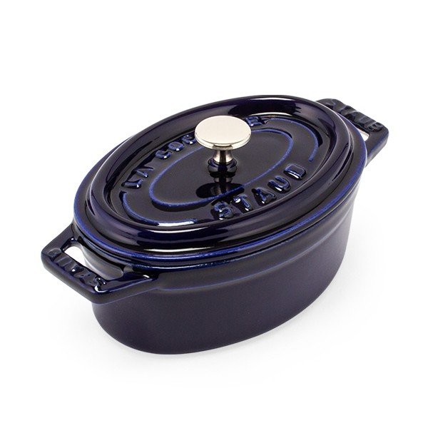 ストウブ 鍋 Staub ピコ・ココット オーバル 11cm ダークブルー 両手鍋