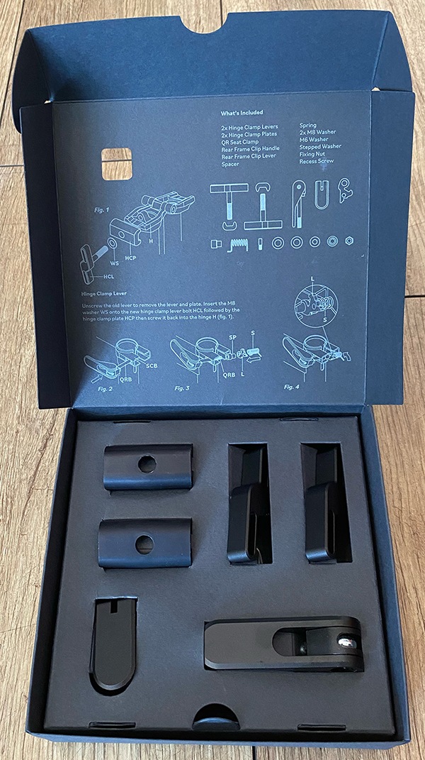 BROMPTON（ブロンプトン） Aluminium Hinge Clamp＆Rear Frame Clip