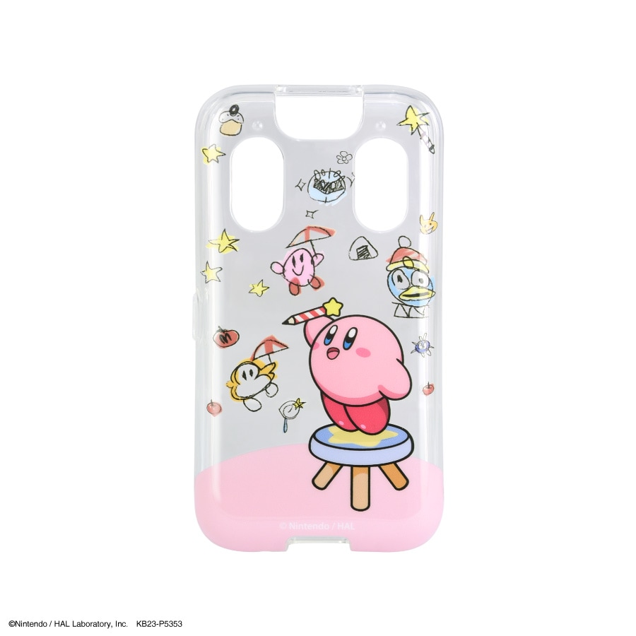 星のカービィ docomo キッズケータイ KY-41C 対応 ソフトケース