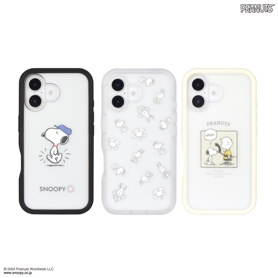 ピーナッツ スヌーピー iPhone16 対応 プランプフレームケース | は行