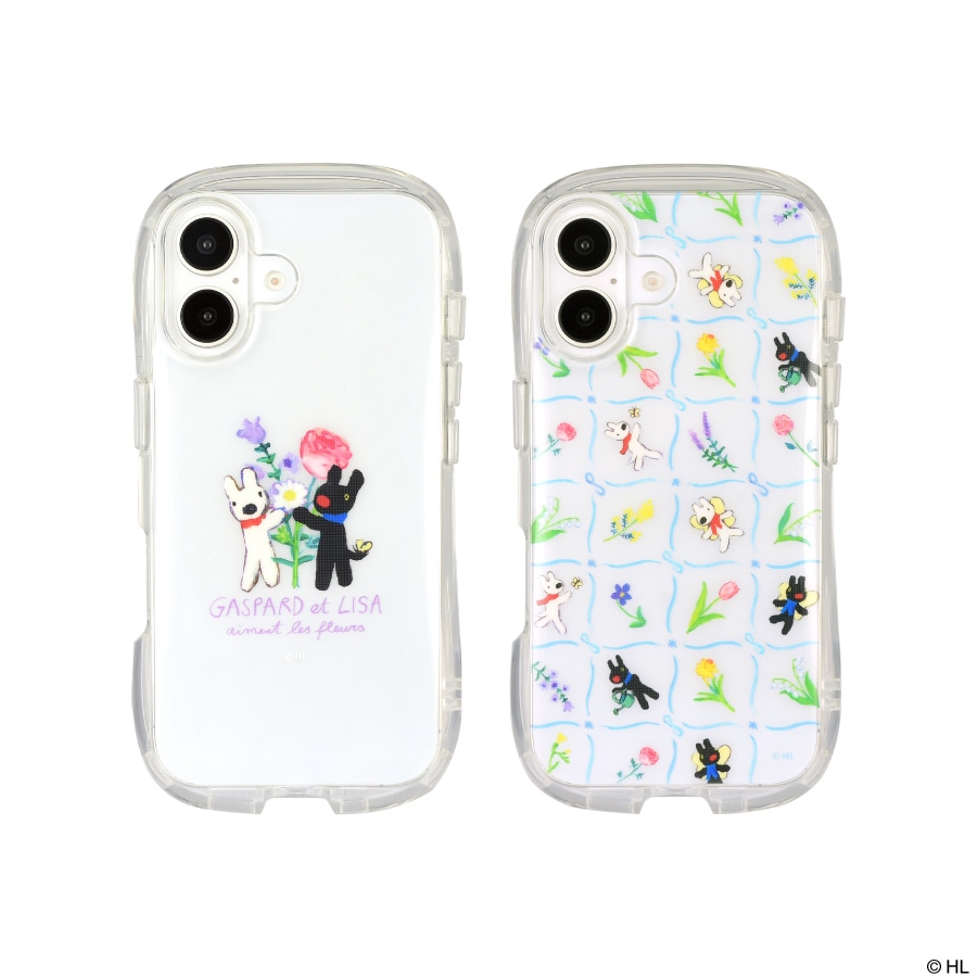 リサとガスパール iPhone16 対応 クリスタルクリアケース | アイテム