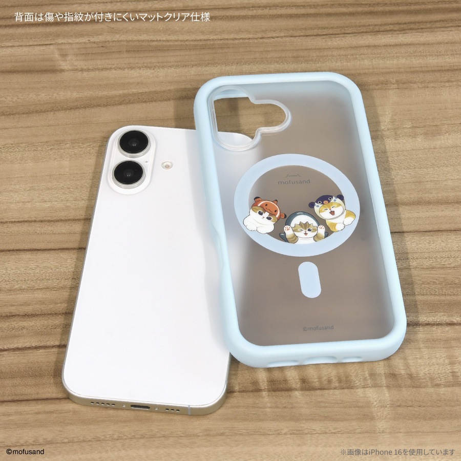 mofusand iPhone16 Pro MagSafe 対応 プランプフレームケース