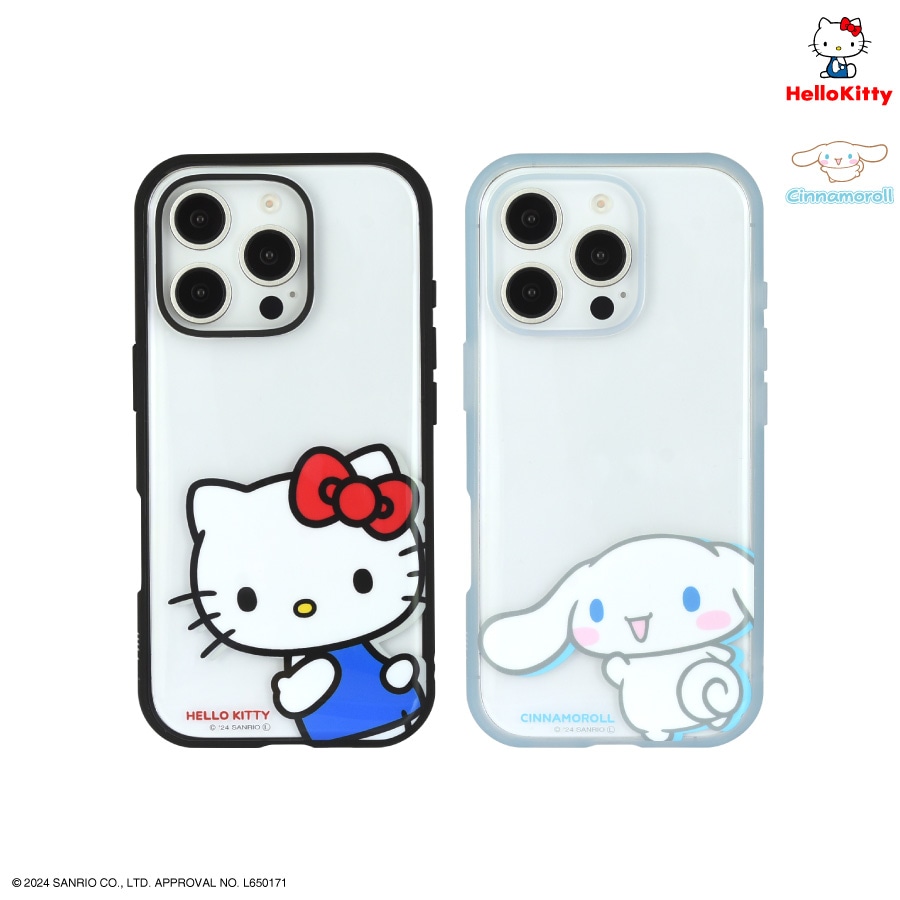サンリオキャラクターズ IIIIfit Clear iPhone16 Pro 対応 ケース