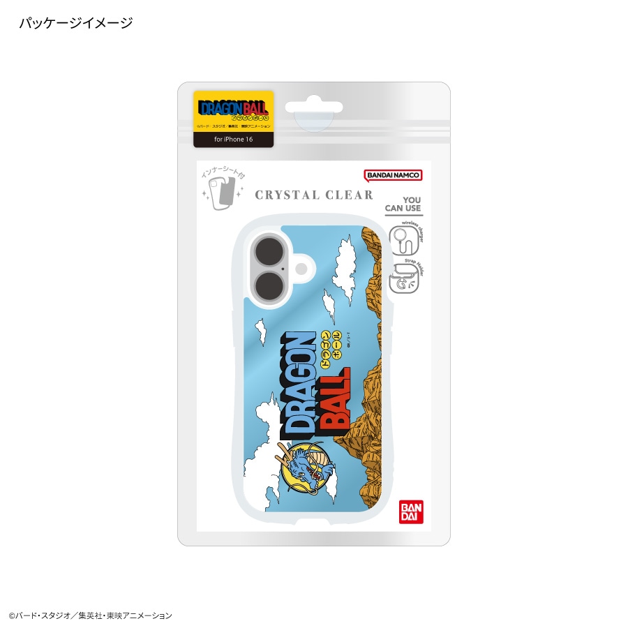 ドラゴンボール iPhone16 対応 クリスタルクリアケース | た行