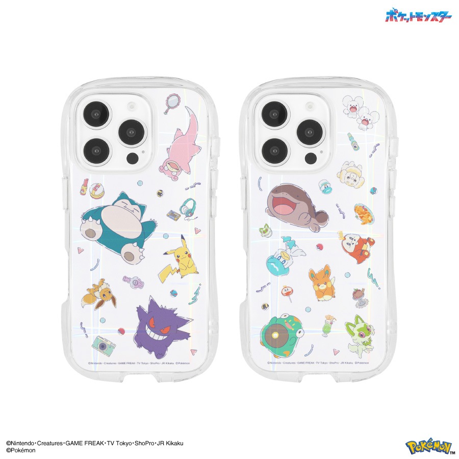 ポケットモンスター iPhone16 Pro 対応 クリスタルクリアケース