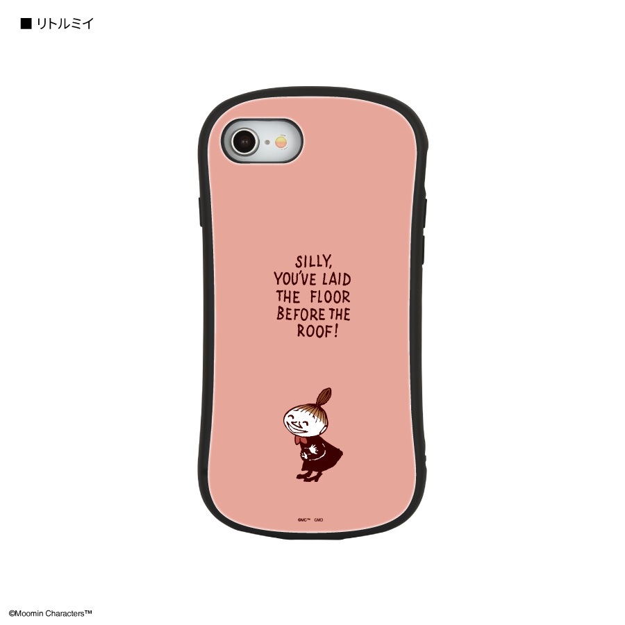 ムーミン iPhoneSE(第2世代)/8/7/6s/6対応 ハイブリッドガラスケース