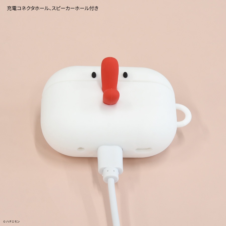 ハチエモン AirPods Pro(第2世代)/AirPods Pro 対応 シリコンケース