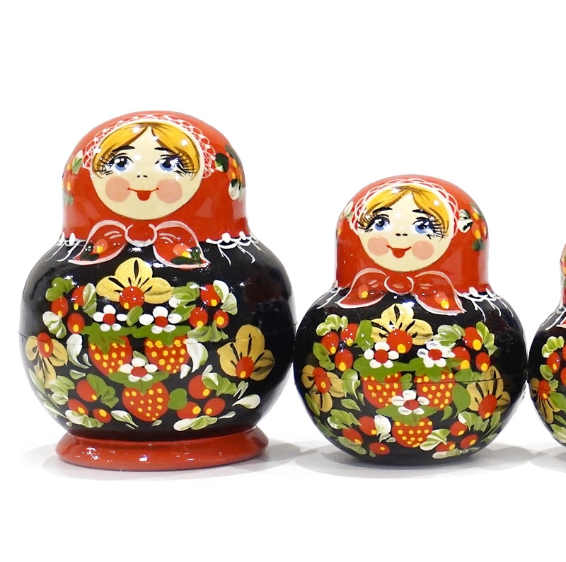 ロシア ガリーナ・チェーホワ作 ミニマトリョーシカ（10P） MAT-090