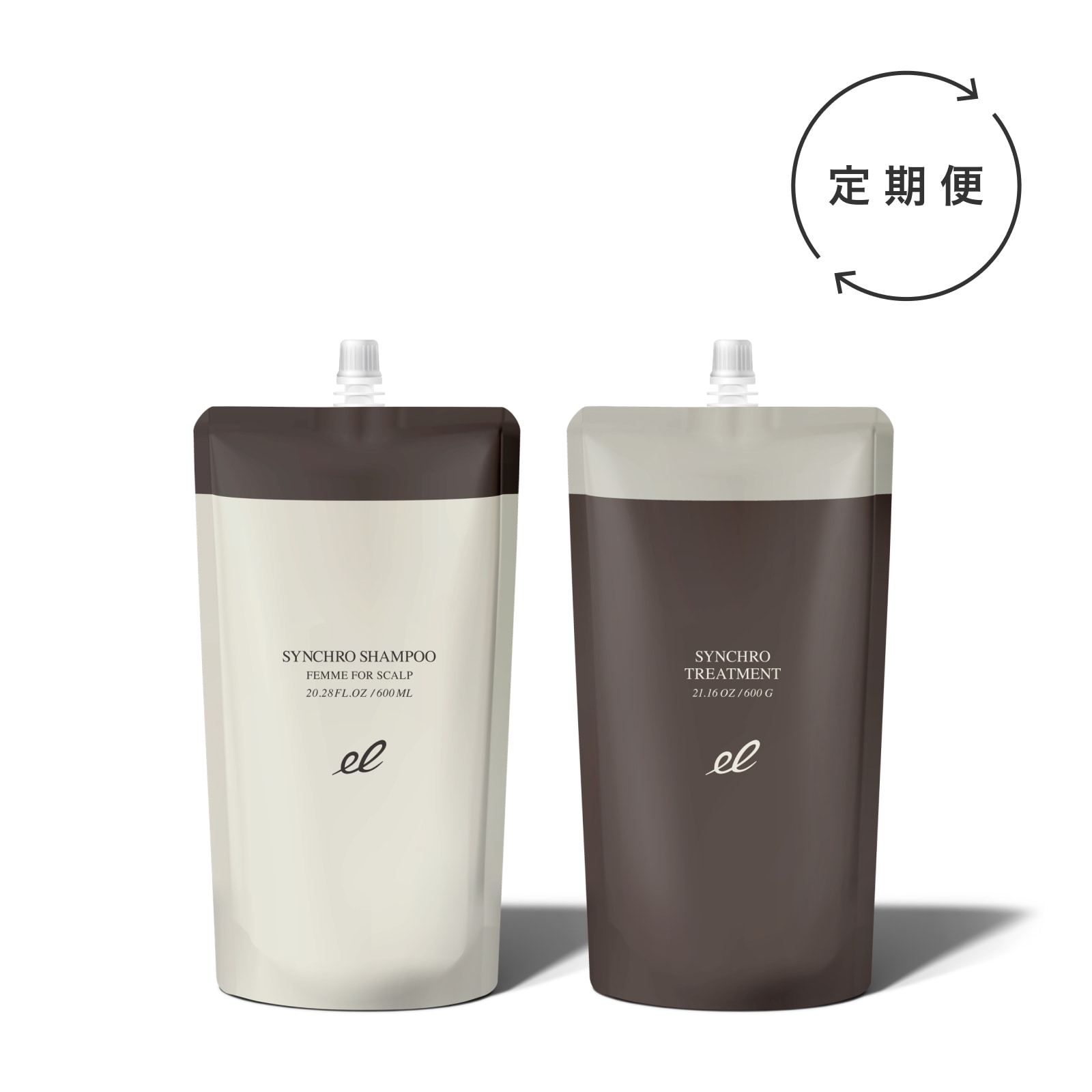 定期＞【FOR SCALP】シンクロシャンプー ファム&トリートメント 詰替