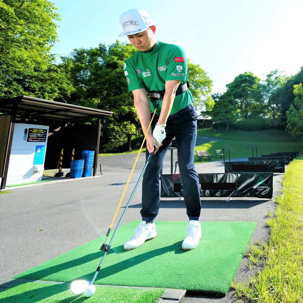 ショットメイク（SHOT MAKE）】諸藤将次プロ監修のゴルフ練習器具