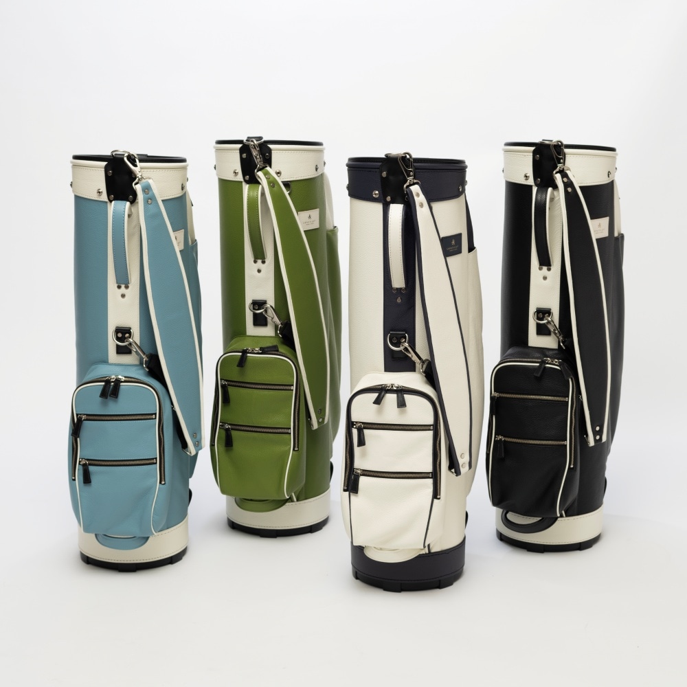 ラヘラゴルフ「LINEAR（リニア）」 イタリアンレザーキャディバッグ