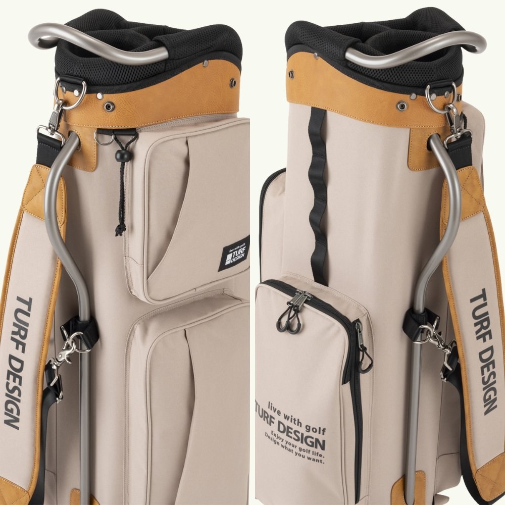 TURF DESIGN（ターフデザイン）キャディバッグ TDCB-BE70【軽さ・使い