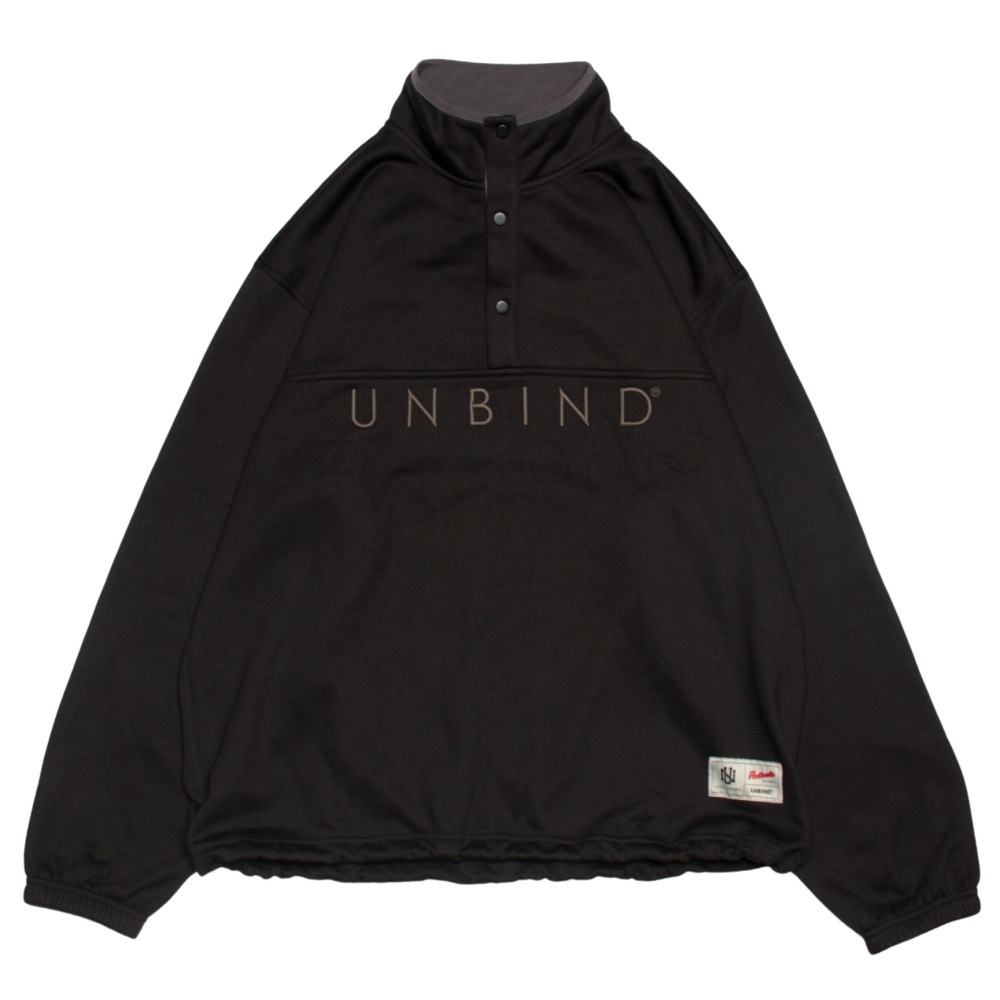 UNBIND(アンバインド) ハーフ スナップ スウェット プルオーバー
