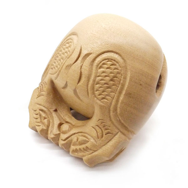 木魚】 木地彫（4寸） | 木魚・木柾・鉦吾 | お仏壇の浜屋オンライン