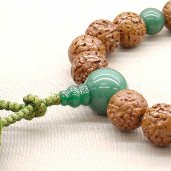 男性用数珠】 金剛珠 ヒスイ 18玉 梵天 緑 | 数珠・念珠,男性用 | お