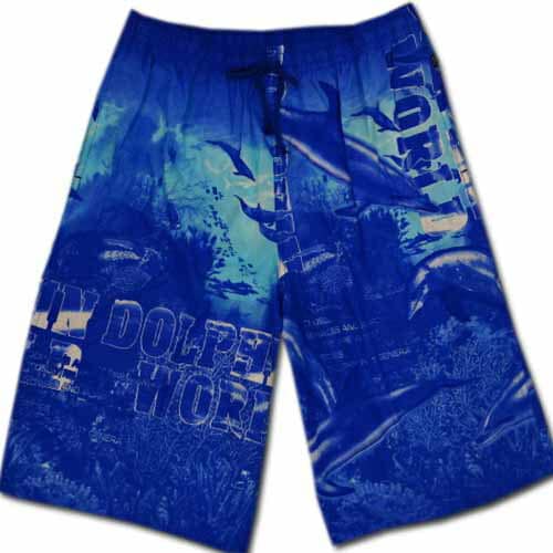 水着 メンズ 送料無料 サーフパンツ 3L/4L 男性 スイムパンツ ブルー