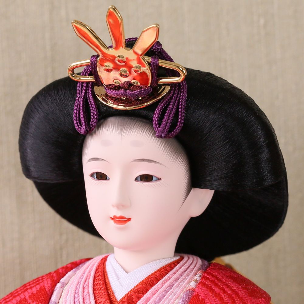 雛人形 ひな人形 収納飾り 親王飾り はるる 横幅55cm 小芥子親王