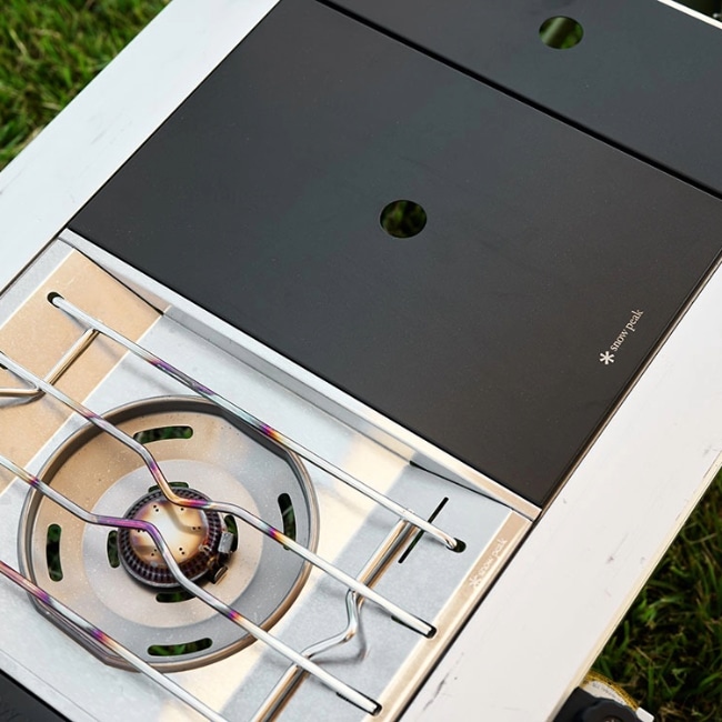 スノーピーク snow peak ステンレストレー1ユニット ブラック | GLAGH