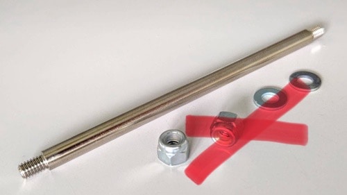 ヒロボー HIROBO パーツ 【0402-545】 フェザリングスピンドル（ネジ