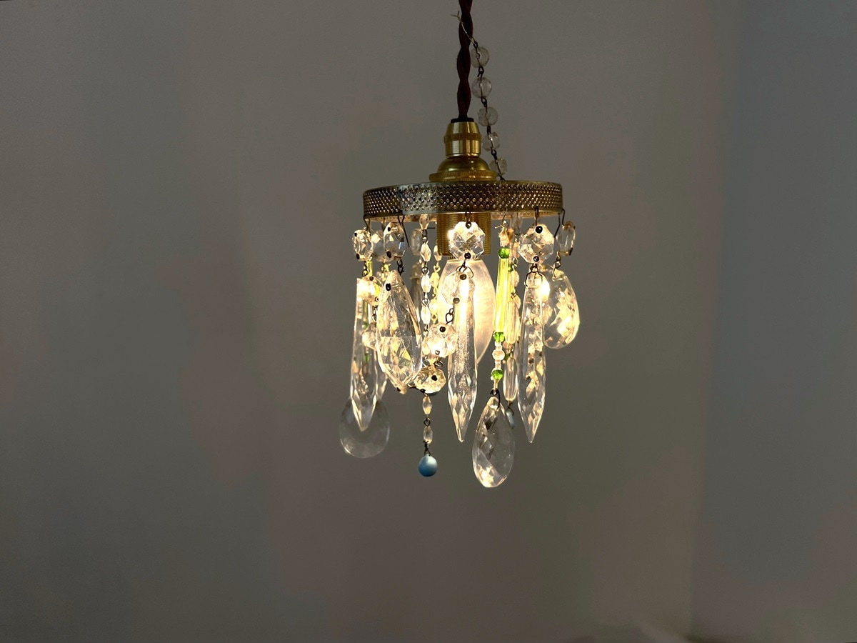 アンティーク クリスタルドロップ ミニシャンデリア WS003 | 照明