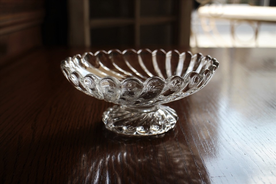 バカラ バンブーコンポート φ140mm 5088 | オールドバカラ,テーブル