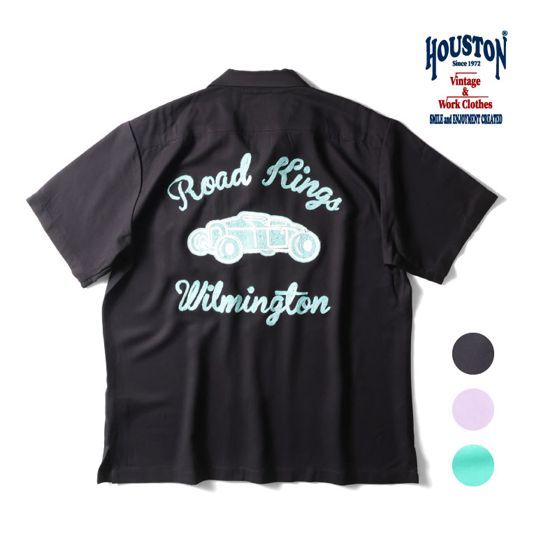 HOUSTON / ヒューストン 41223 BOWLING SHIRT (ROAD KINGS