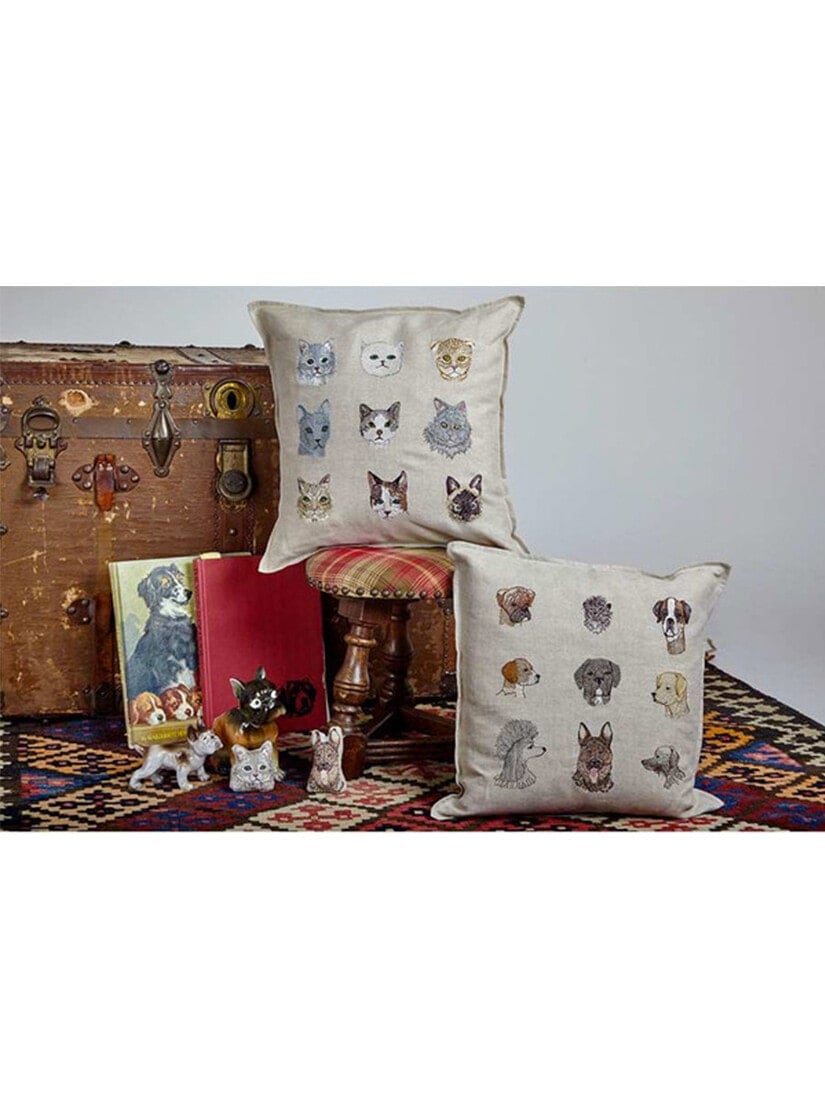 クッションカバー 40x40 Dogs（クッション）｜H.P.FRANCE公式サイト