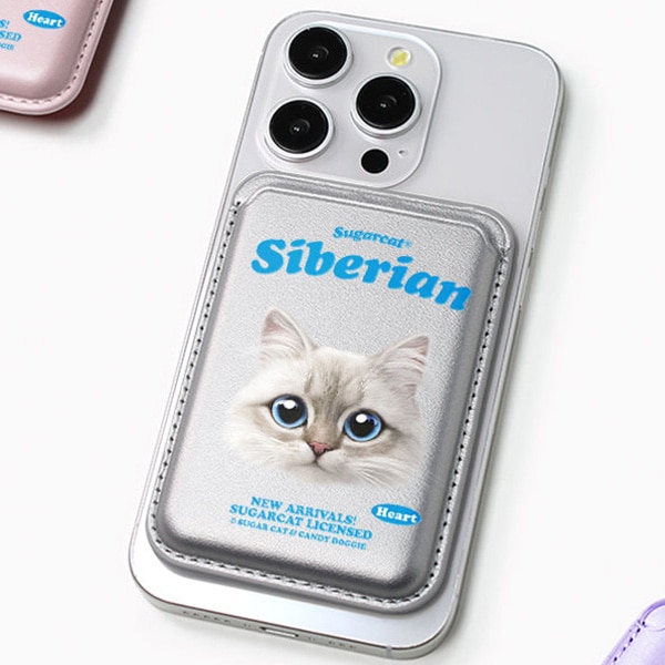 sugarcat] MagSafe カードケース サイベリアン Heart / サイベリアン