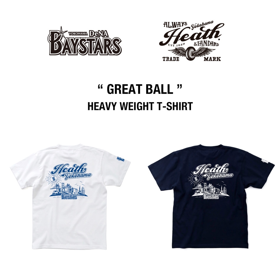 HEATH.】横浜DeNAベイスターズ公認ライセンス GREAT BALL '23 T-SHIRT