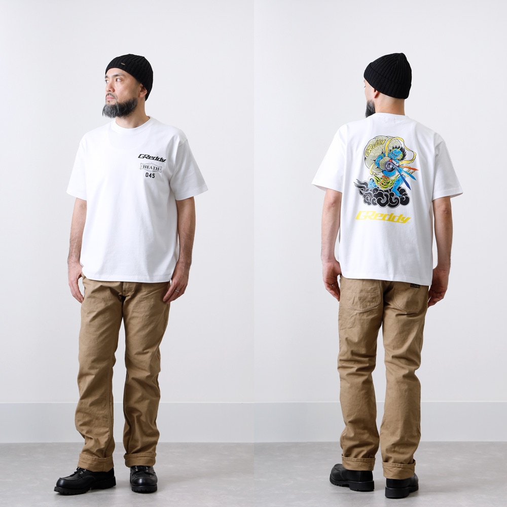 HEATH×TRUST/GReddy】8.1oz US COTTON TEE 