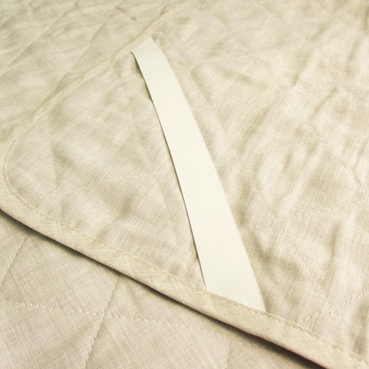 麻100% 本麻リネンウォッシャブル敷きパッド シングル 100×205cm