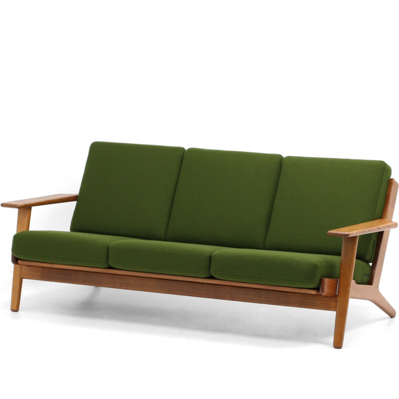 Hans J Wegner ハンスJウェグナー GE290 3人掛け ソファ 緑 | 北欧家具