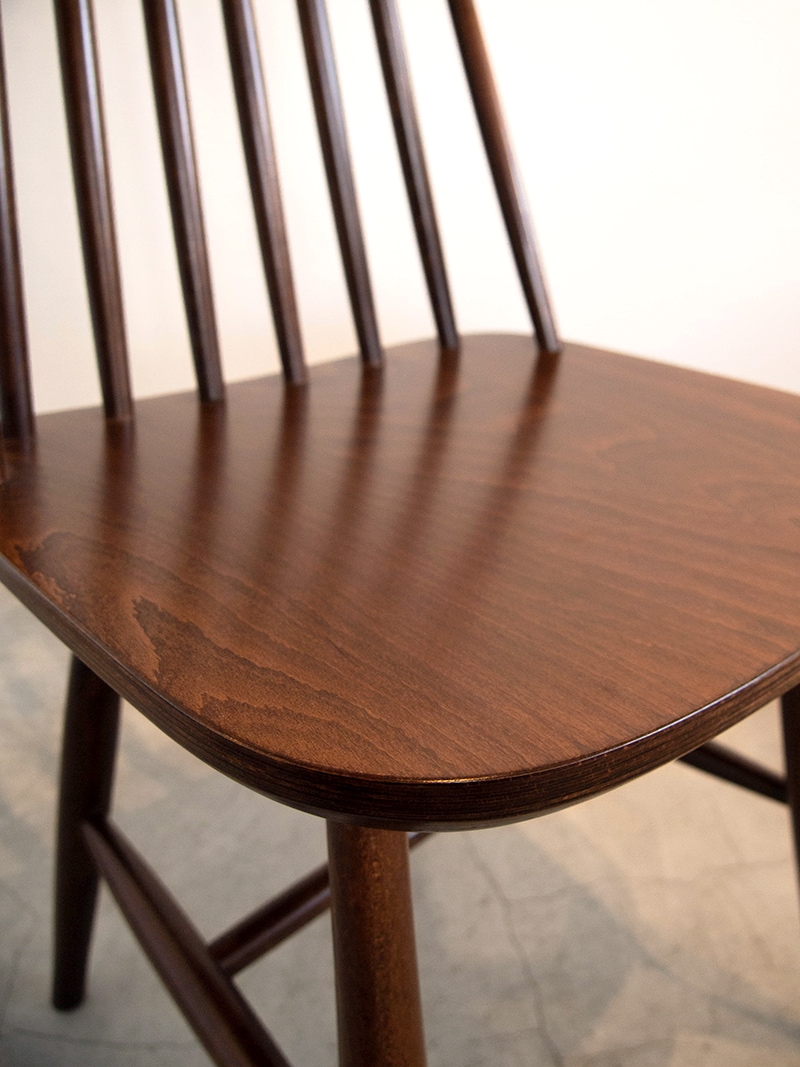 店舗業務用 無垢材 スティックバックチェア｜イデア