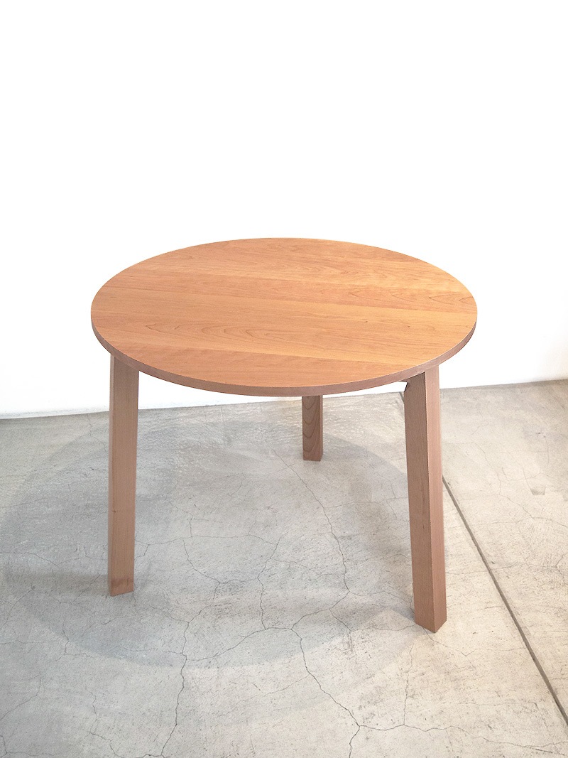 直径90cm チェリー無垢材 ラウンド テーブル｜イデア