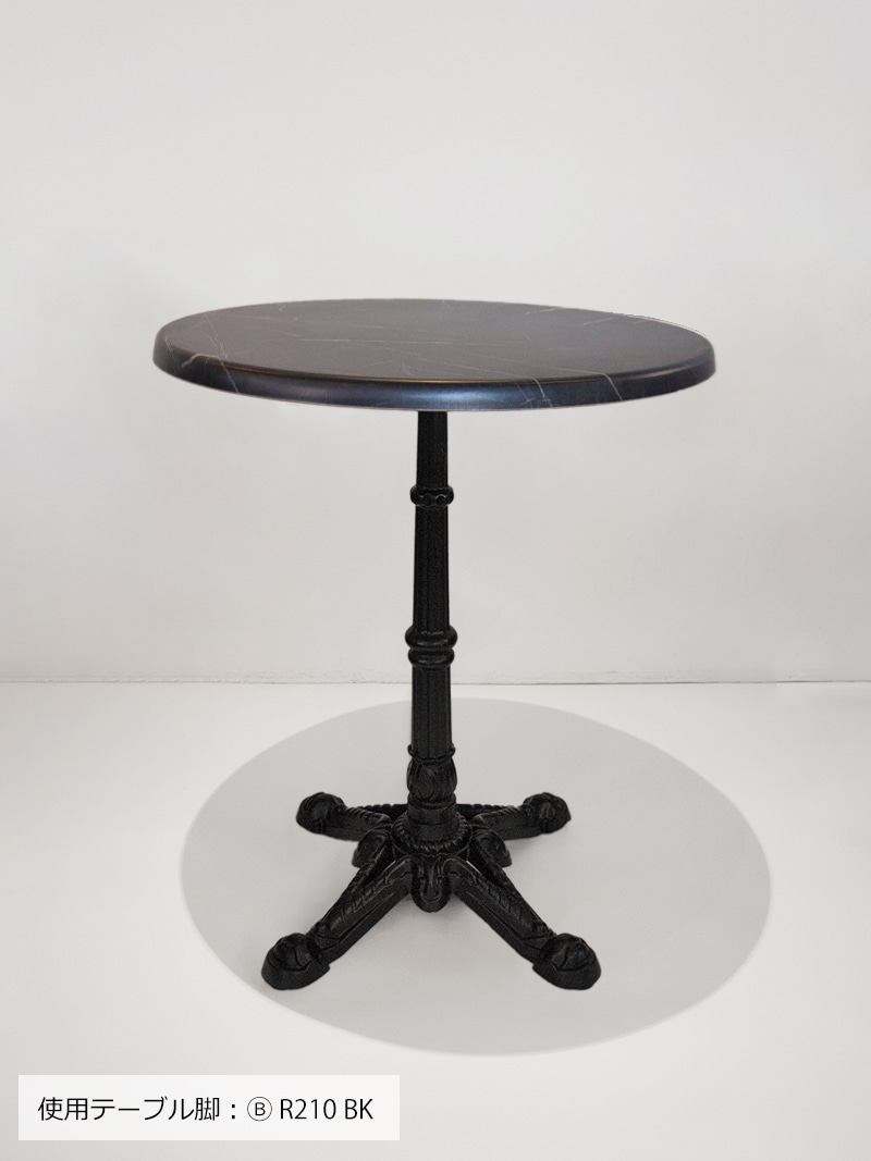 大理石風 マーブル カフェテーブル 60cm｜イデア