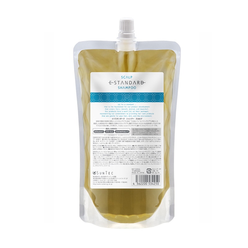 E STANDARD]イイスタンダード シャンプー スカルプ 詰替え用/500ml
