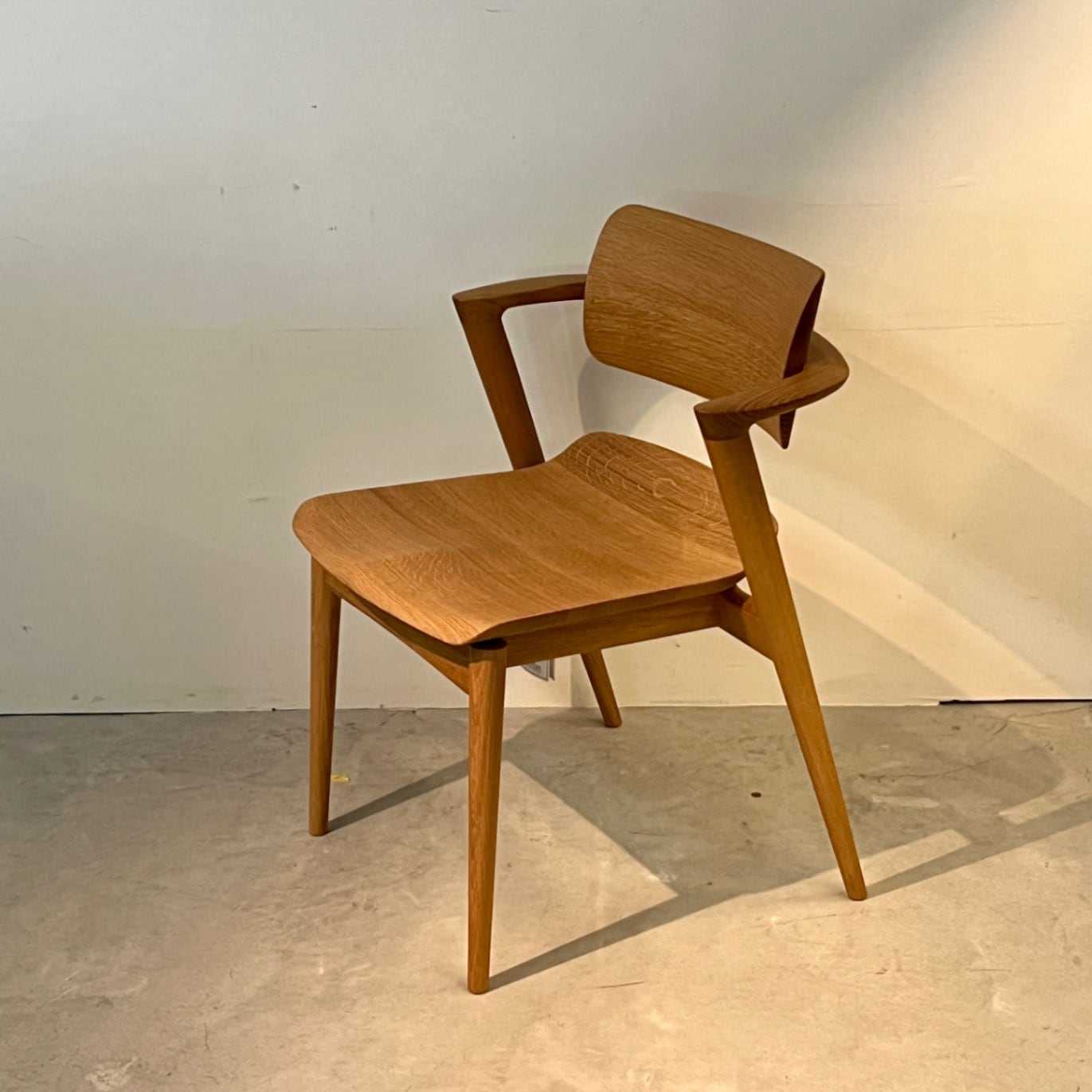 OUTLET】SEOTO-EX セミアームチェア（板座） ホワイトオーク | SALE