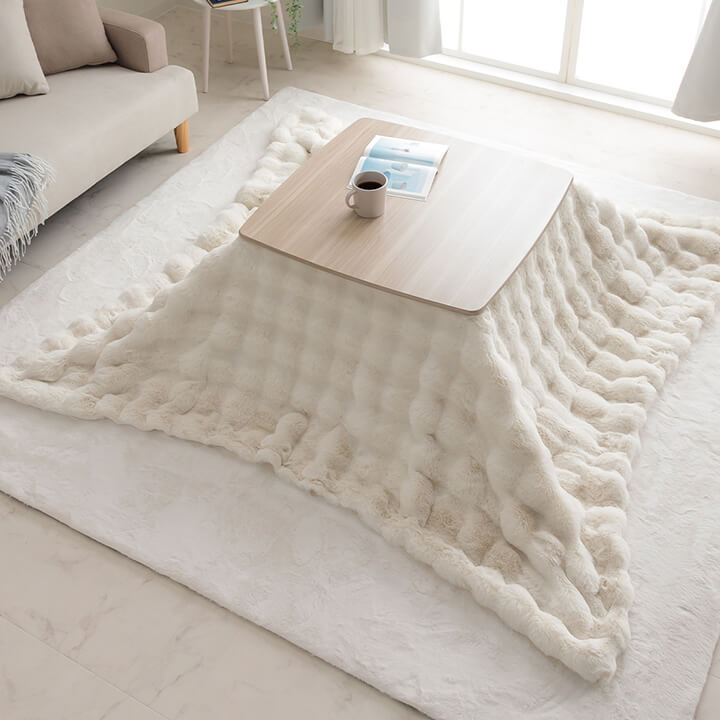 ふわとろこたつ布団 ラピアスプレミアム こたつ掛け毛布 正方形 長方形