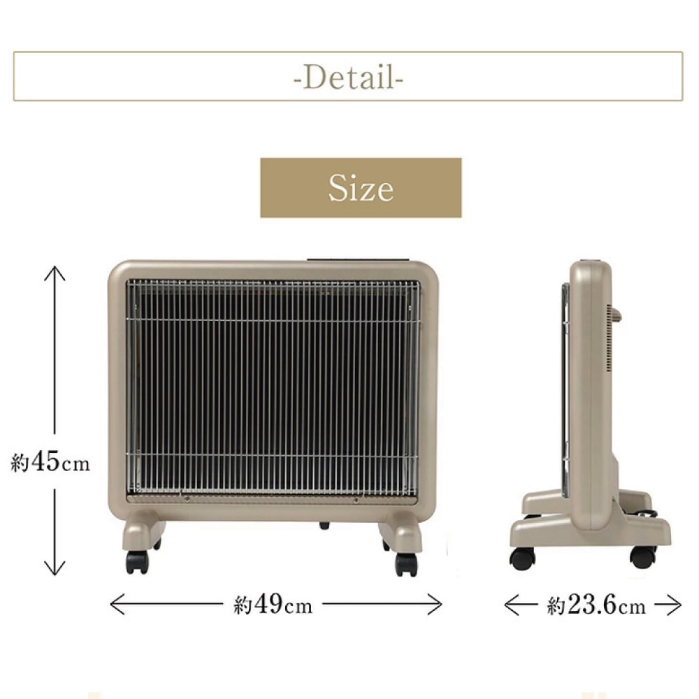 お値下げサンルミエ　　遠赤外線ヒーター Amazon | [サンルミエ] 遠赤外線 パネルヒーター 省エネ 日本製