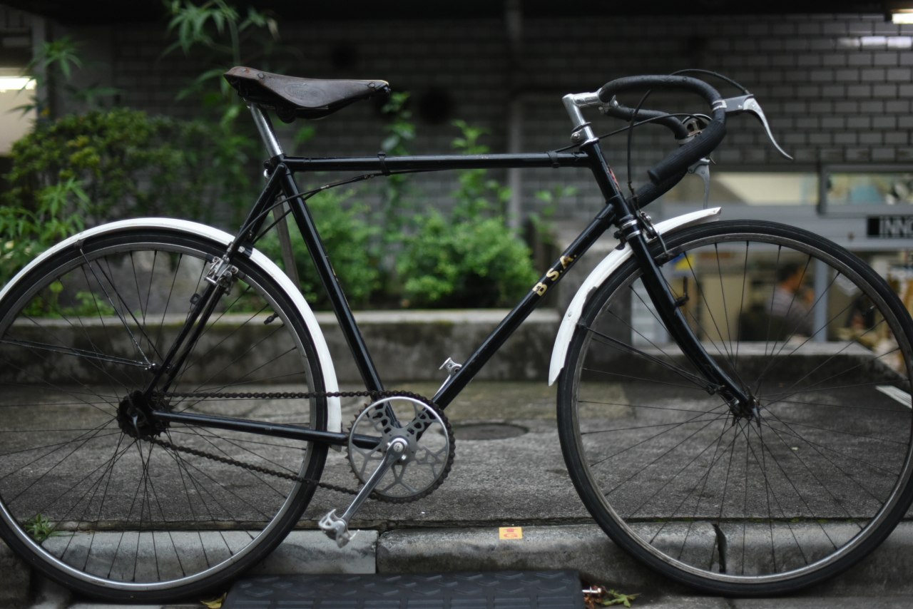 102105 ヴィンテージ 自転車 「BSA」 ピスト＆フリーギア搭載 MADE IN