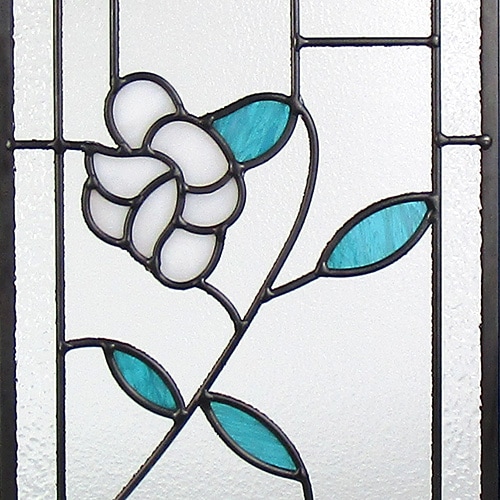 ステンドグラス アンティーク風 装飾ガラス 雑貨 お洒落 W250×H480×T6