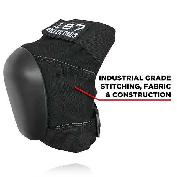 187 KILLER PADS】PRO KNEE PADS black プロテクター 肘 膝 スケート