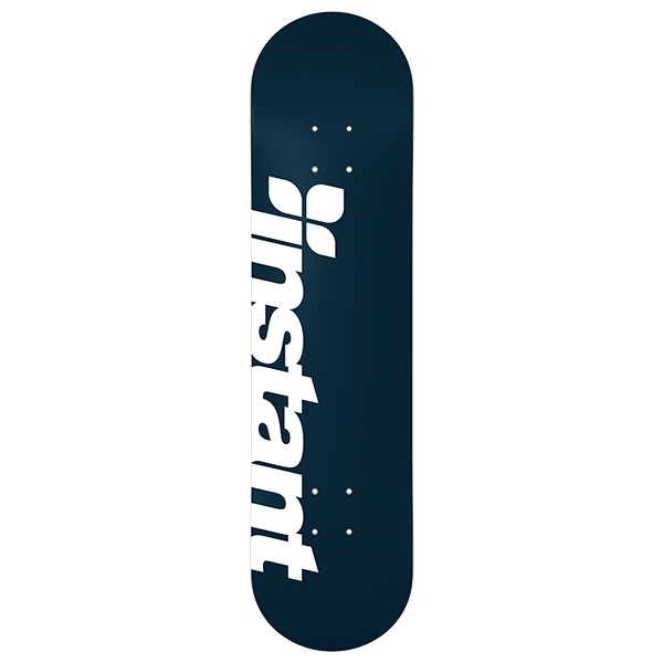 instant】25SU LOGO DECK navy/white 8.125インチ インスタント