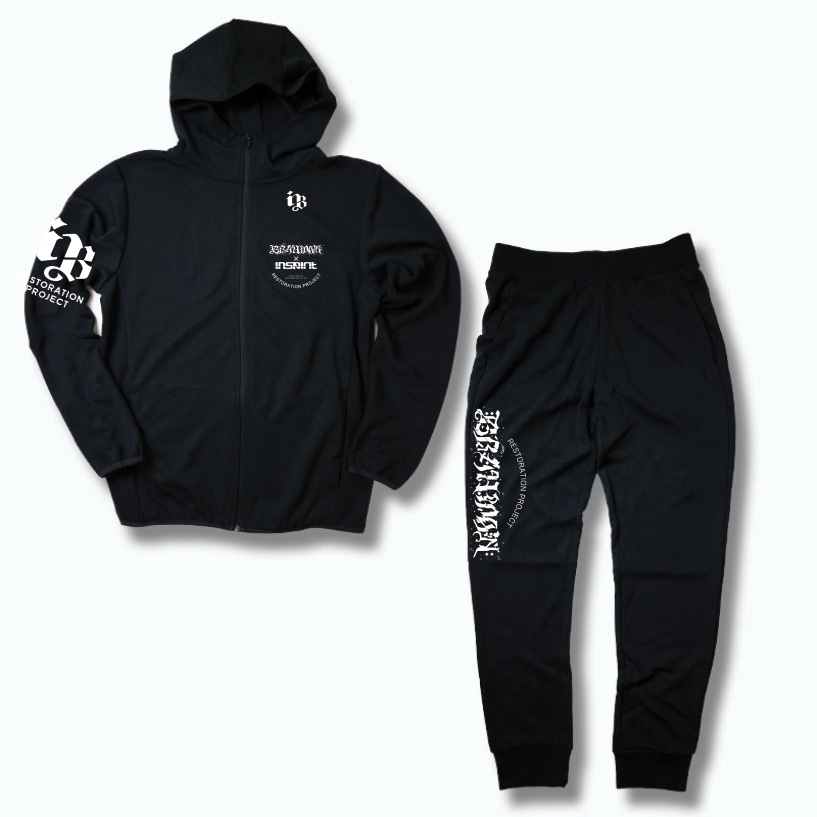 2024 inspirit × BRAHMAN SETUP ジャージ／黒 | INSPIRIT × BRAHMAN